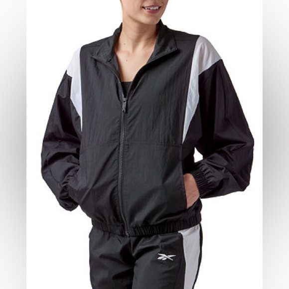 NEW Reebok Women's Back Vector Colorblocked Track Jacket 3X - Picture 1 of 8